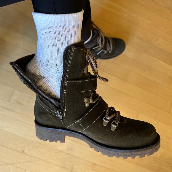 Bos&Co. Brown Suede Corral Hiking Boot, 38 (7.5) CB2462 - Picture 8 of 9